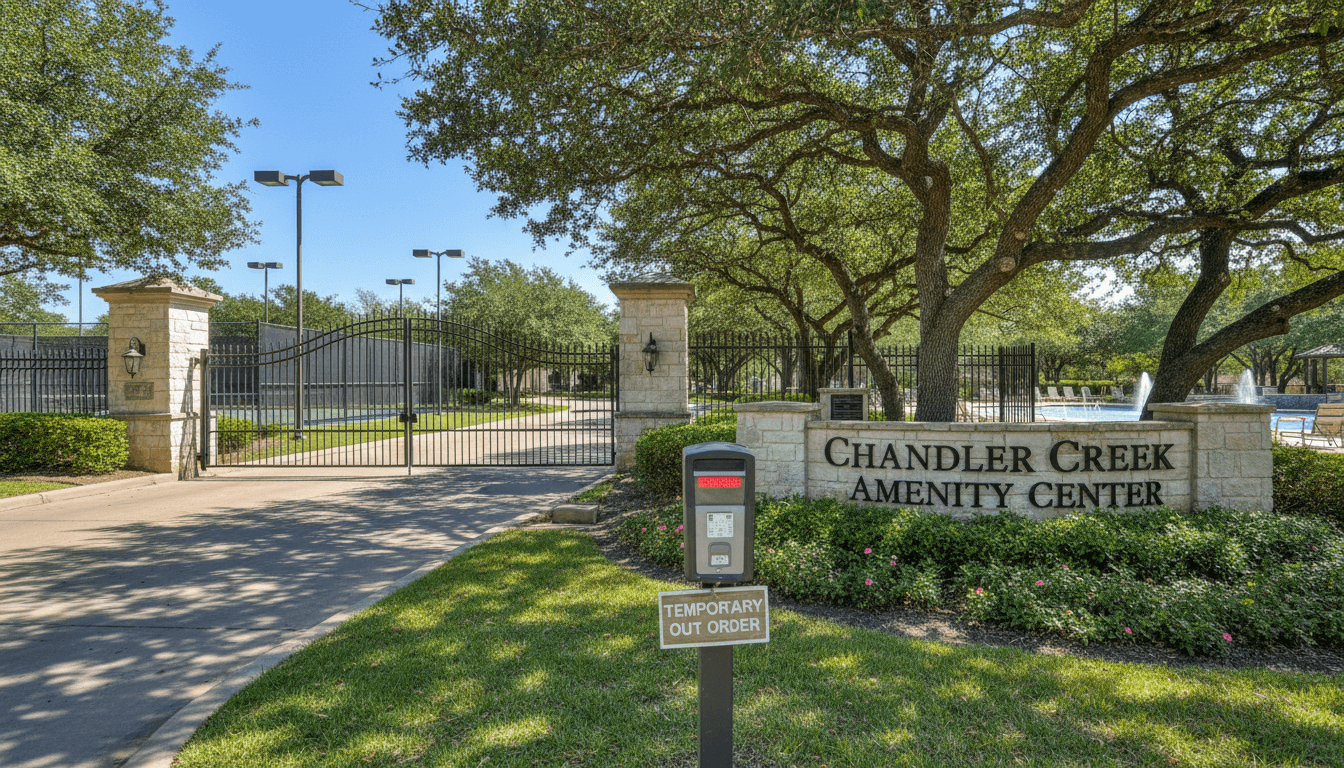 Amenity Center Access / Tennis Court Lights