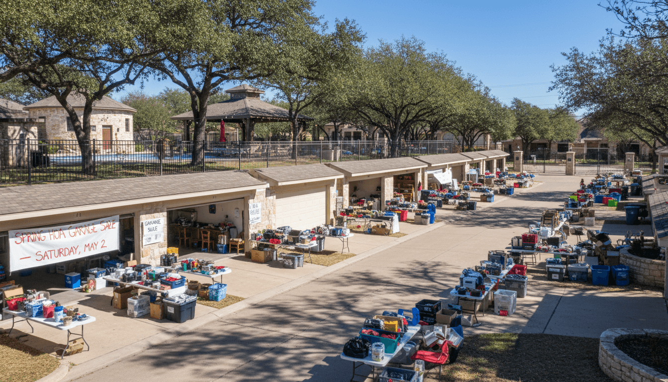 Reminder: Spring HOA Garage Sale – Saturday, May 2